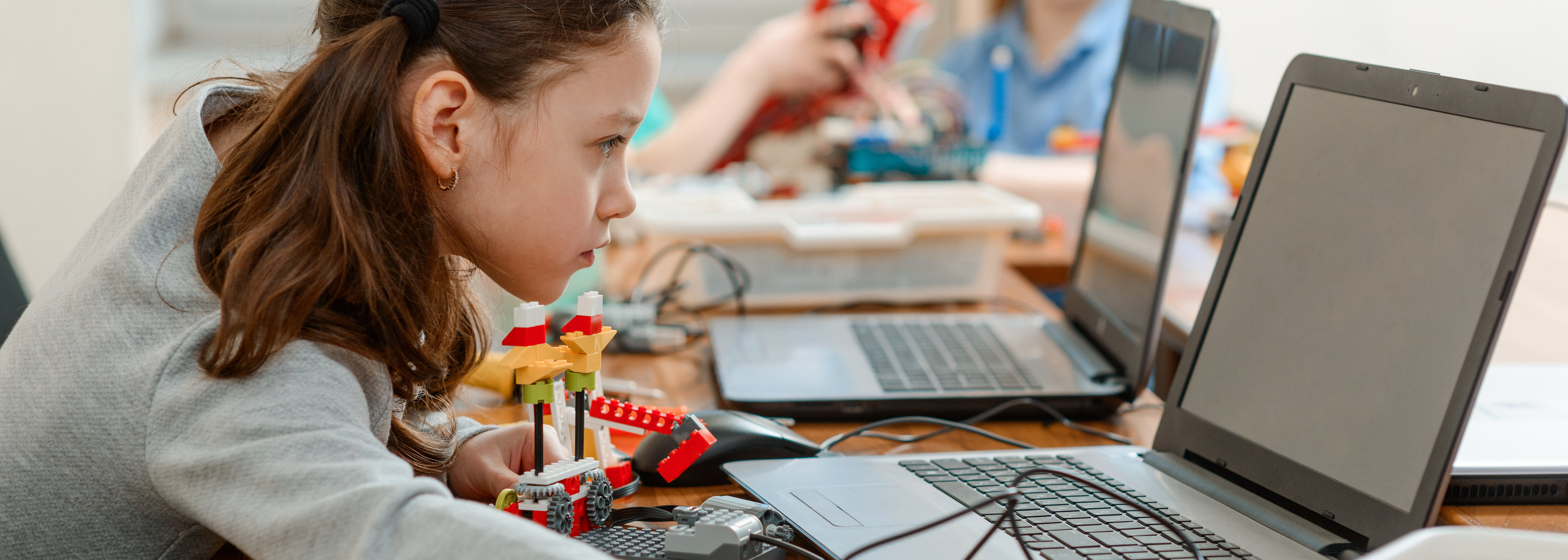 Students with Technology