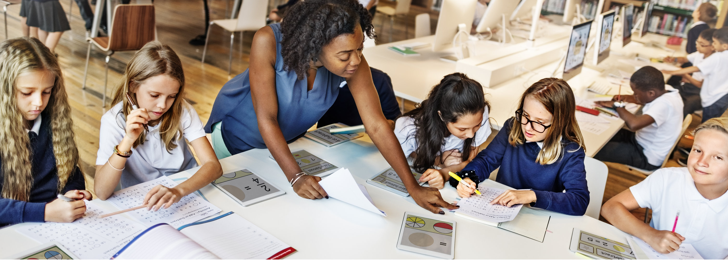 Students with Technology