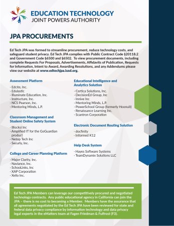 JPA procurements one pager thumbnail